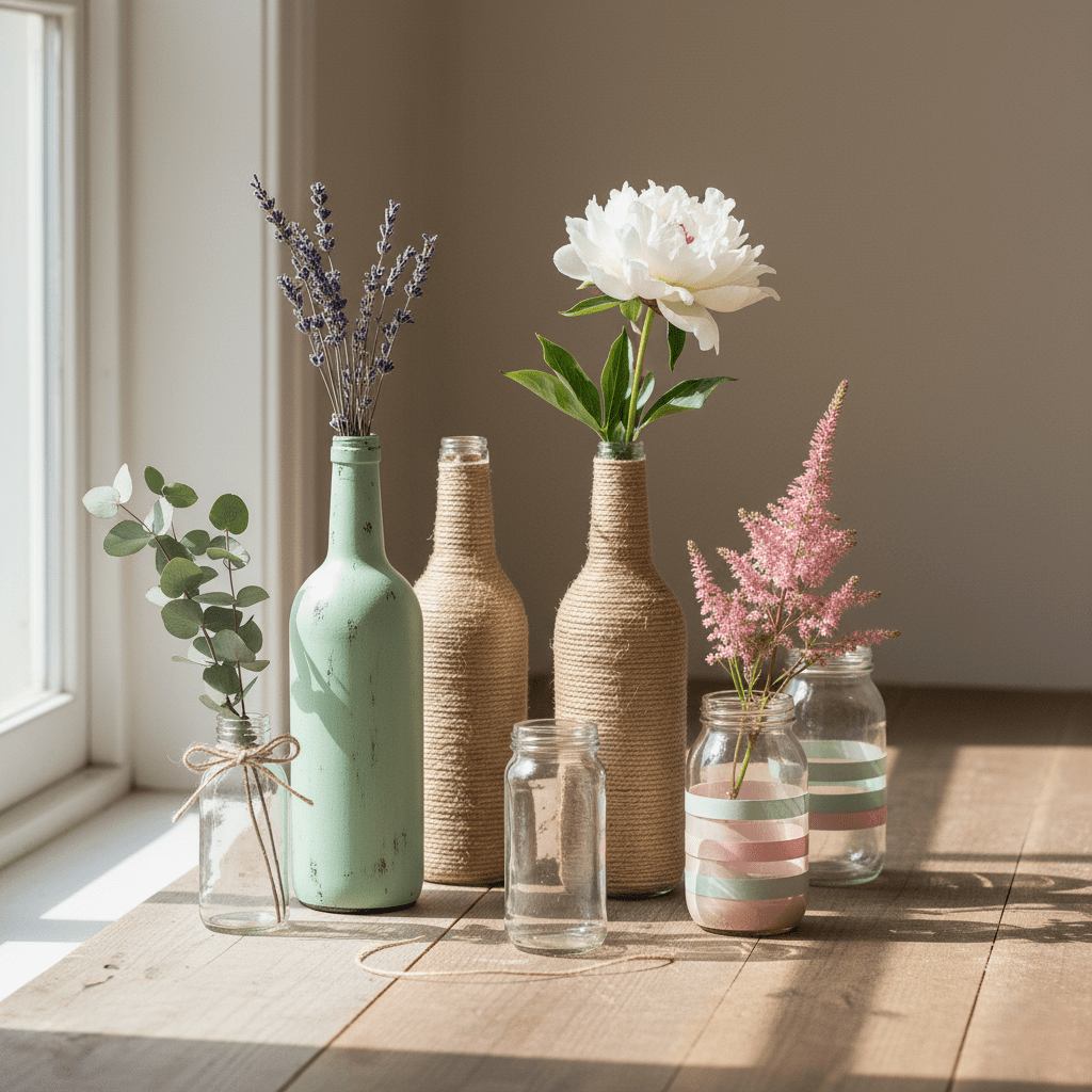 DIY Upcycled Vases: Turn Trash to Treasure with This Easy Home Craft