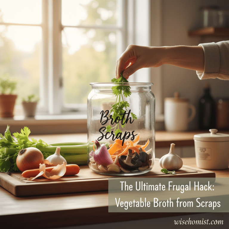 The Ultimate Frugal Hack: How to Make Rich Vegetable Broth from Kitchen Scraps
